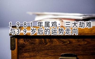 1981年属鸡：三大劫难与39岁后的运势走向-图片1