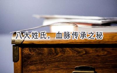 八大姓氏,血脉传承之秘-图片1