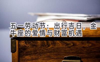 五一劳动节：出行吉日，金牛座的爱情与财富机遇-图片1
