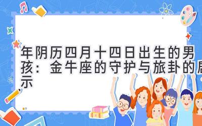 2020年阴历四月十四日出生的男孩:金牛座的守护与旅卦的启示-图片1