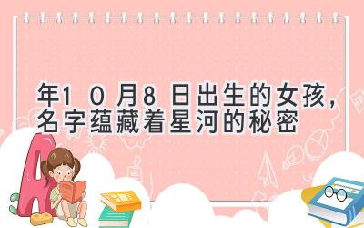 2020年10月8日出生的女孩，名字蕴藏着星河的秘密-图片1