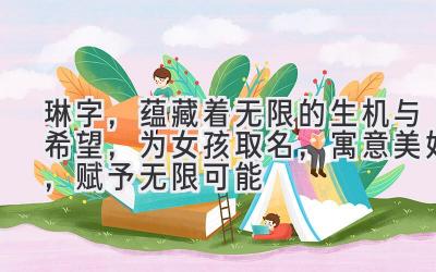琳字,蕴藏着无限的生机与希望,为女孩取名,寓意美好,赋予无限可能-图片1