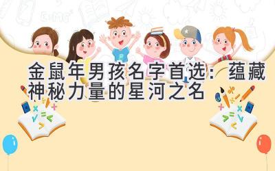金鼠年男孩名字首选:蕴藏神秘力量的星河之名-图片1