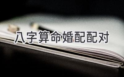 八字算命婚配配对-图片1