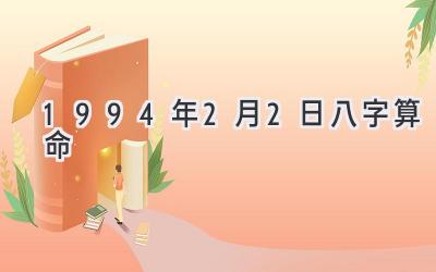 1994年2月2日八字算命-图片1
