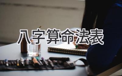 八字算命法表-图片1