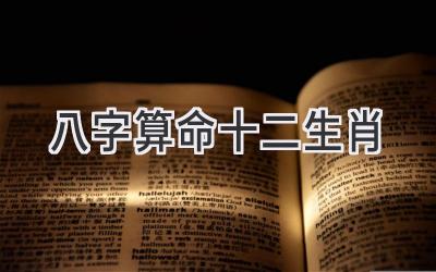 八字算命十二生肖-图片1