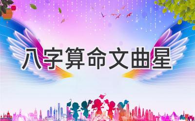 八字算命文曲星