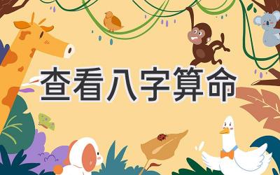 查看八字算命-图片1