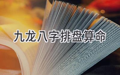 九龙八字排盘算命