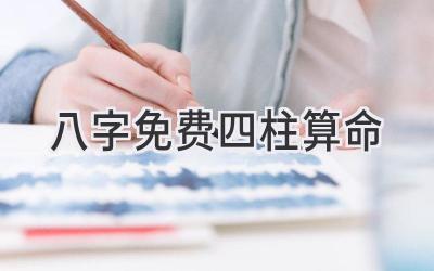 八字免费四柱算命-图片1