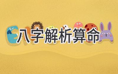 八字解析算命-图片1