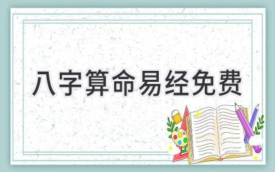 八字算命易经免费-图片1