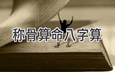 称骨算命八字算