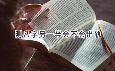 测八字另一半会不会出轨-图片1