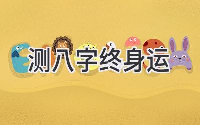 测八字终身运-图片1