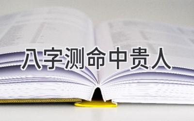 八字测命中贵人-图片1