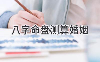 八字命盘测算婚姻-图片1