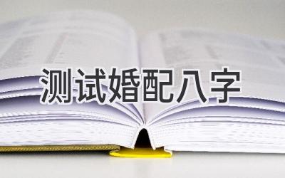 测试婚配八字