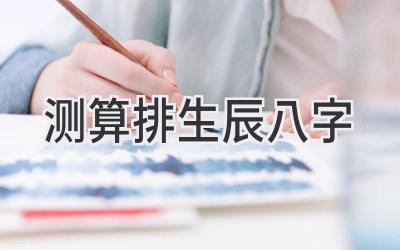 测算排生辰八字-图片1