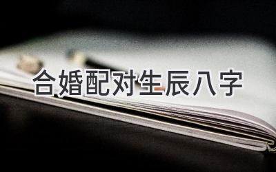 合婚配对生辰八字-图片1
