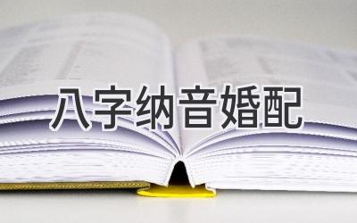 八字纳音婚配