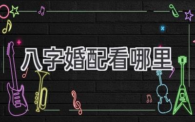 八字婚配看哪里-图片1