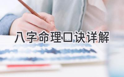 八字命理口诀详解-图片1