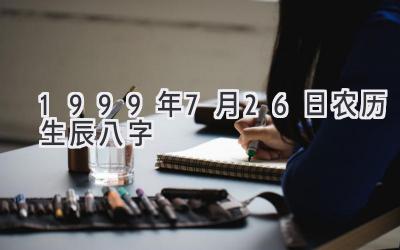 1999年7月26日农历生辰八字-图片1