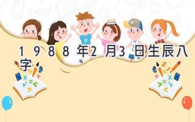 1988年2月3日生辰八字-图片1