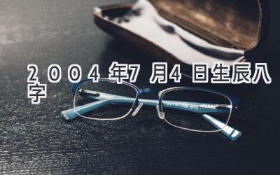 2004年7月4日生辰八字-图片1