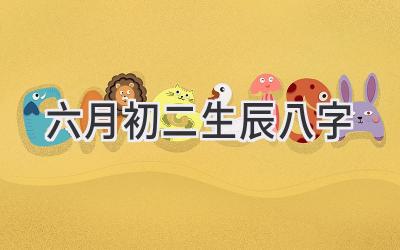 六月初二生辰八字-图片1