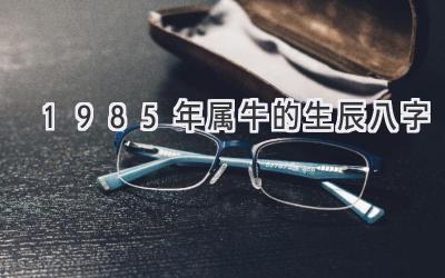 1985年属牛的生辰八字-图片1
