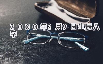 2000年2月9日生辰八字-图片1