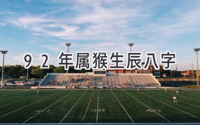 92年属猴生辰八字