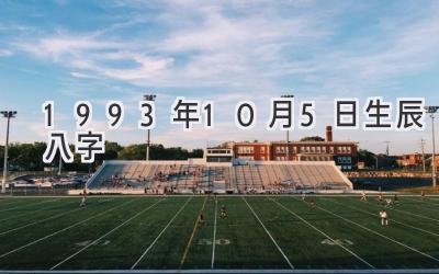 1993年10月5日生辰八字-图片1