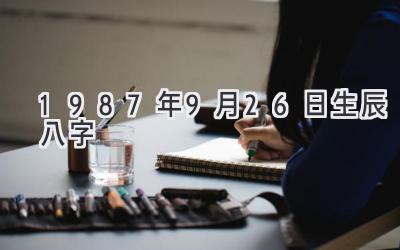 1987年9月26日生辰八字-图片1