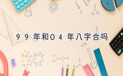 99年和04年八字合吗-图片1