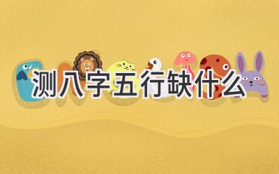 测八字五行缺什么-图片1